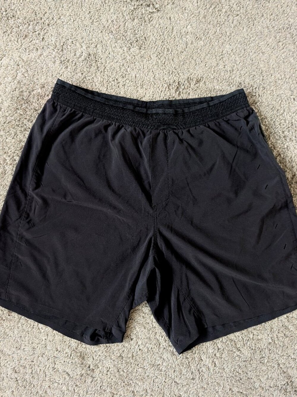 Ten Thousand Session Shorts Black No Liner Size Large 7"